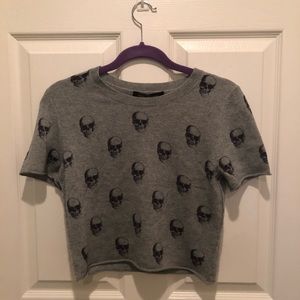 Skull cashmere t shirt